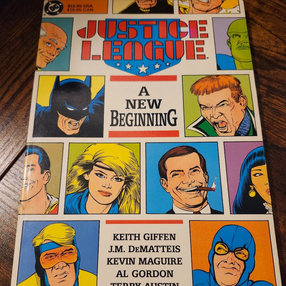 Justice League: A New Beginning Paperback – 1989 - DC Comics